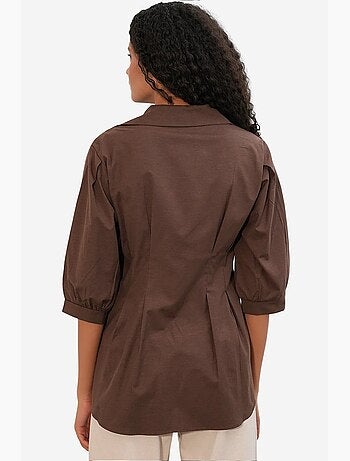 Chemise femme en mélange de coton bdart