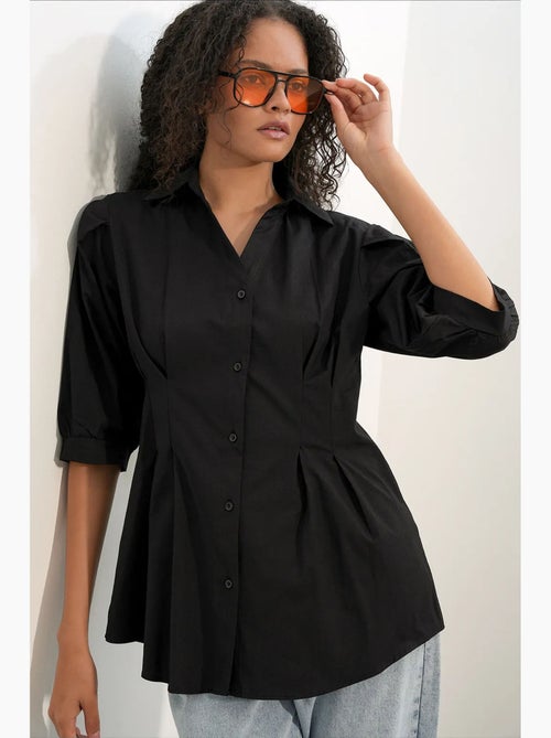 Chemise femme en mélange de coton bdart - Kiabi
