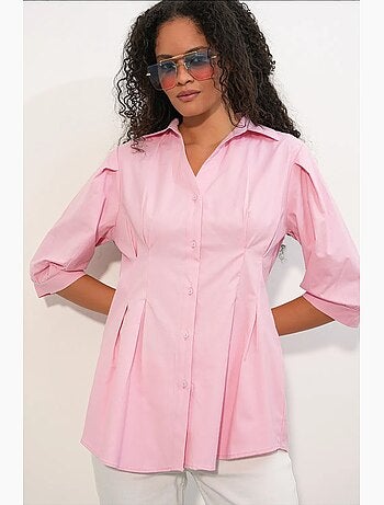 Chemise femme en mélange de coton bdart