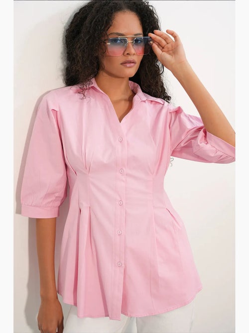 Chemise femme en mélange de coton bdart - Kiabi