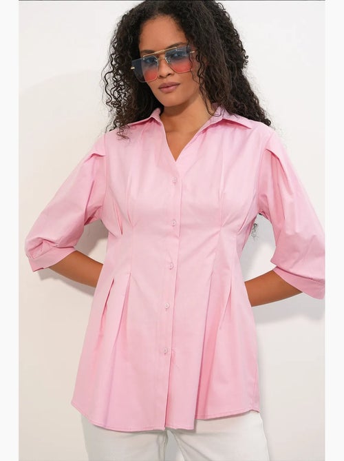 Chemise femme en mélange de coton bdart - Kiabi