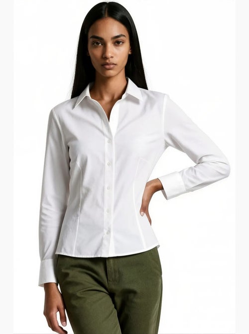 Chemise femme en mélange de coton busem - Kiabi