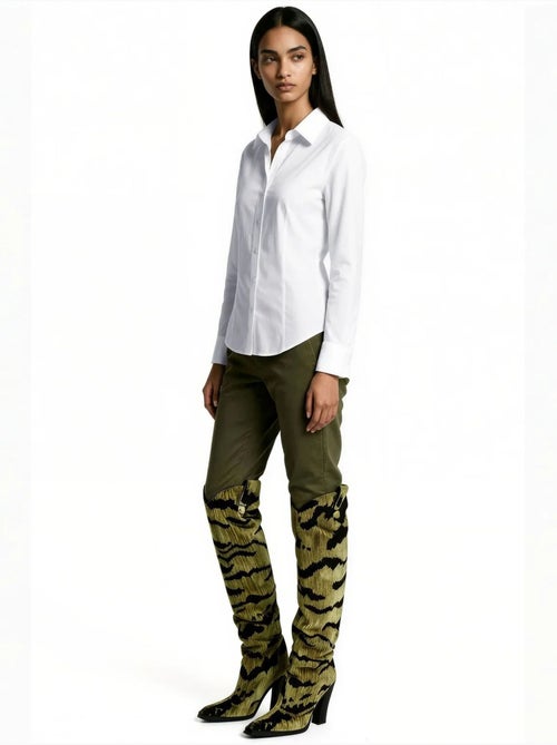 Chemise femme en mélange de coton busem - Kiabi