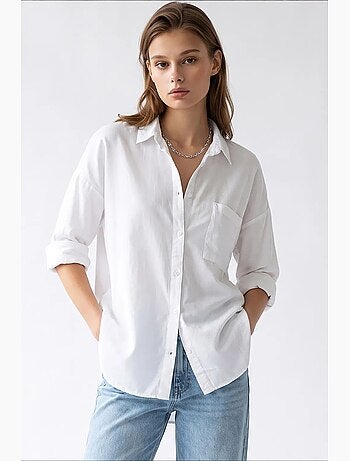 Chemise femme en tencel mixray