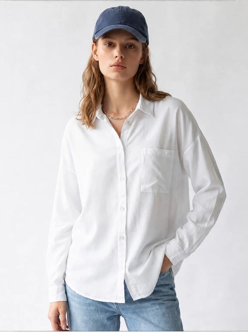 Chemise femme en tencel mixray - Kiabi