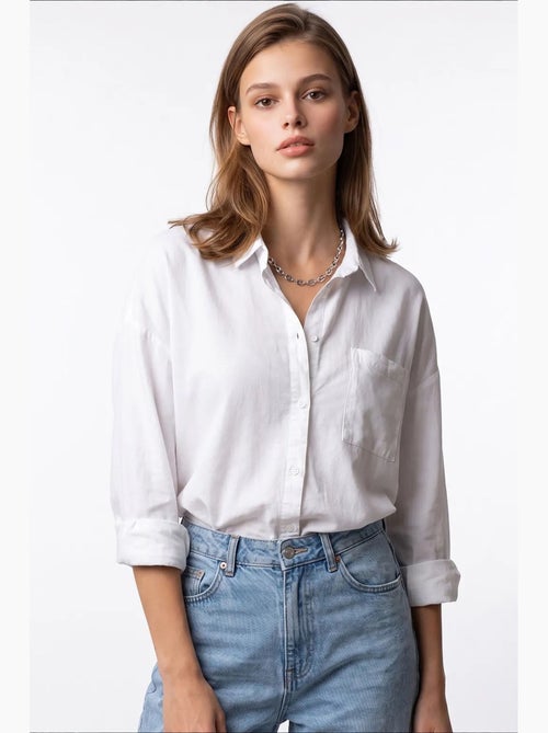 Chemise femme en tencel mixray - Kiabi