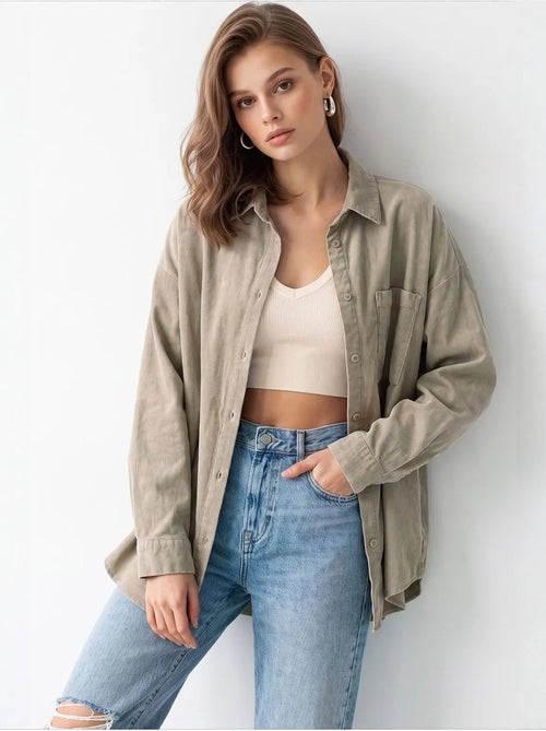 Chemise femme en tencel mixray - Kiabi
