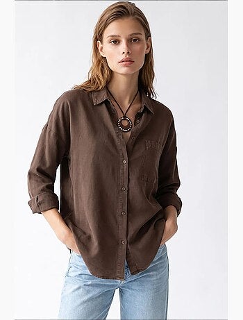 Chemise femme en tencel mixray