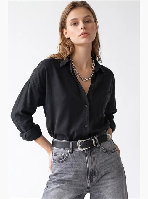 Chemise femme en tencel mixray - Kiabi