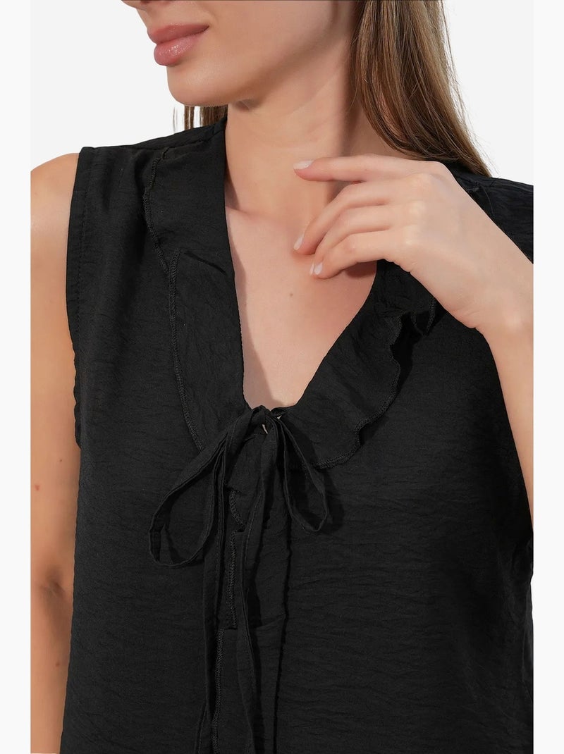Chemise femme en viscose et nylon bdart Noir - Kiabi