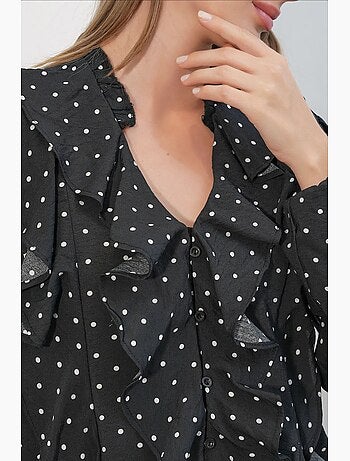 Chemise femme en viscose et nylon bdart