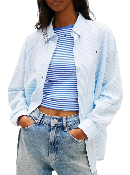 Chemise Femme Tommy Hilfiger - Kiabi Chemise Femme Tommy Hilfiger - Kiabi