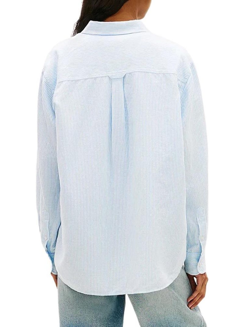 Chemise Femme Tommy Hilfiger Bleu - Kiabi