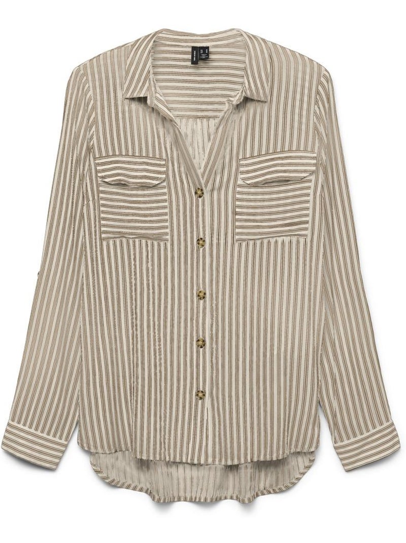 Chemise Femme Vero Moda Beige - Kiabi