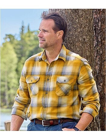Chemise flanelle rayée - atlas for men