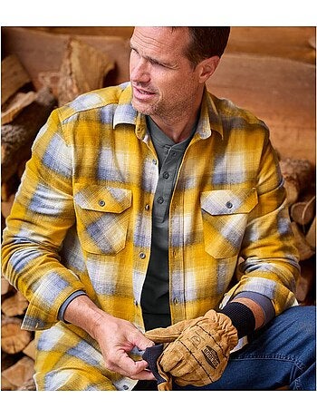 Chemise flanelle rayée - atlas for men