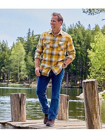 Chemise flanelle rayée - atlas for men