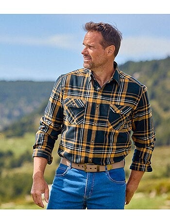 Chemise Flanelle à Carreaux - ATLAS FOR MEN