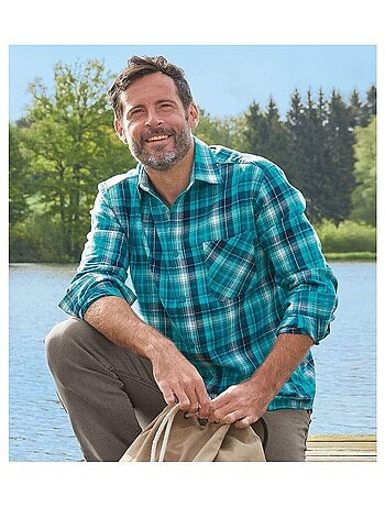 Chemise Flanelle à Carreaux Great Lakes - ATLAS FOR MEN