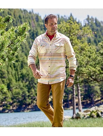 Chemise flanelle rayée - atlas for men