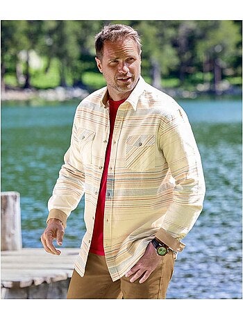 Chemise flanelle rayée - atlas for men