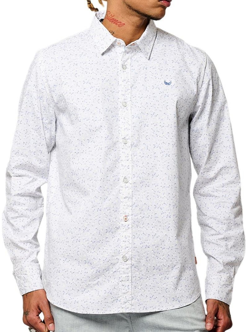 Chemise Fleurie Homme Kaporal Blanc - Kiabi