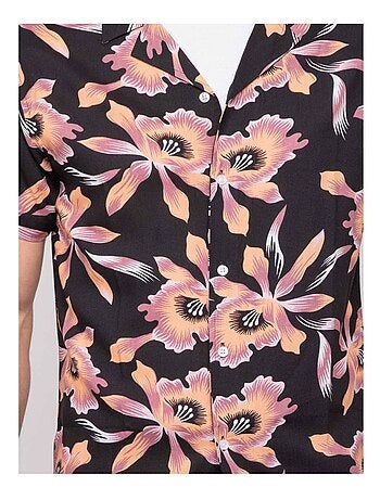 Chemise fluide manches courtes motifs daliwai