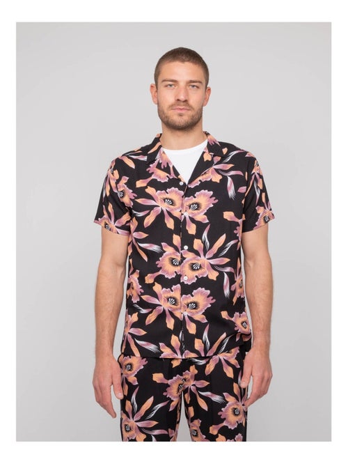 Chemise fluide manches courtes motifs daliwai - Kiabi