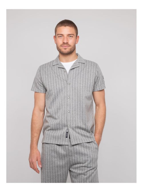 Chemise fluide manches courtes rayures dongwanji - Kiabi