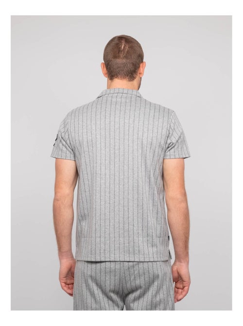Chemise fluide manches courtes rayures dongwanji - Kiabi