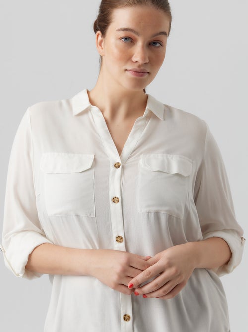 Chemise fluide 'Véro moda curve' - Kiabi