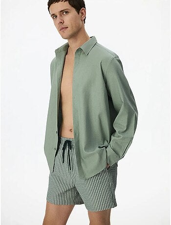 Chemise homme air en mélange de lin penti
