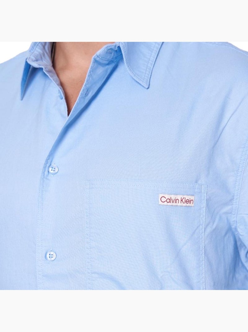 Chemise Homme Calvin Klein Jeans Bleu - Kiabi