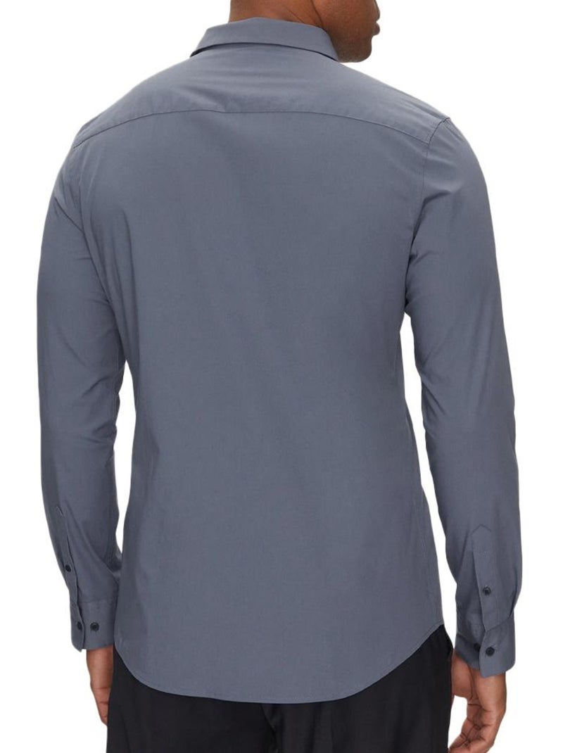 Chemise Homme Calvin Klein Jeans Gris Argenté - Kiabi