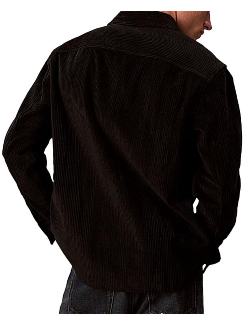 Chemise Homme Calvin Klein Jeans Noir - Kiabi