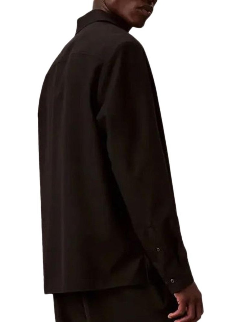 Chemise Homme Calvin Klein Jeans Noir - Kiabi