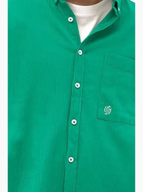 Chemise homme en coton à manches longues et col boutonné giesto - Kiabi Chemise homme en coton à manches longues et col boutonné giesto - Kiabi