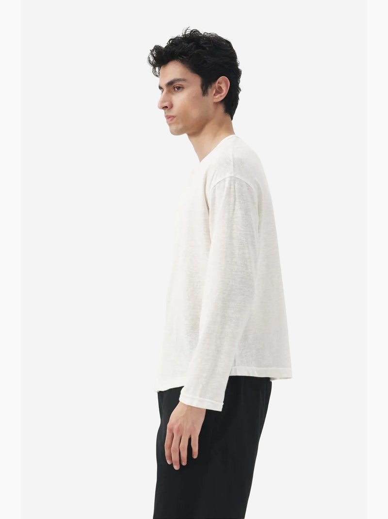 Chemise homme en coton giesto Blanc cassé - Kiabi