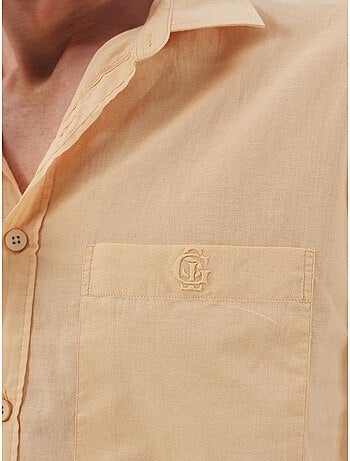 Chemise homme en popeline de coton coupe classique giesto