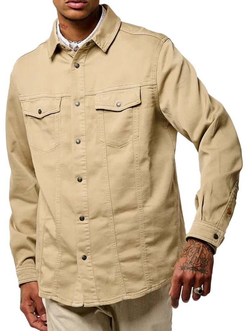 Chemise Homme Kaporal Beige - Kiabi