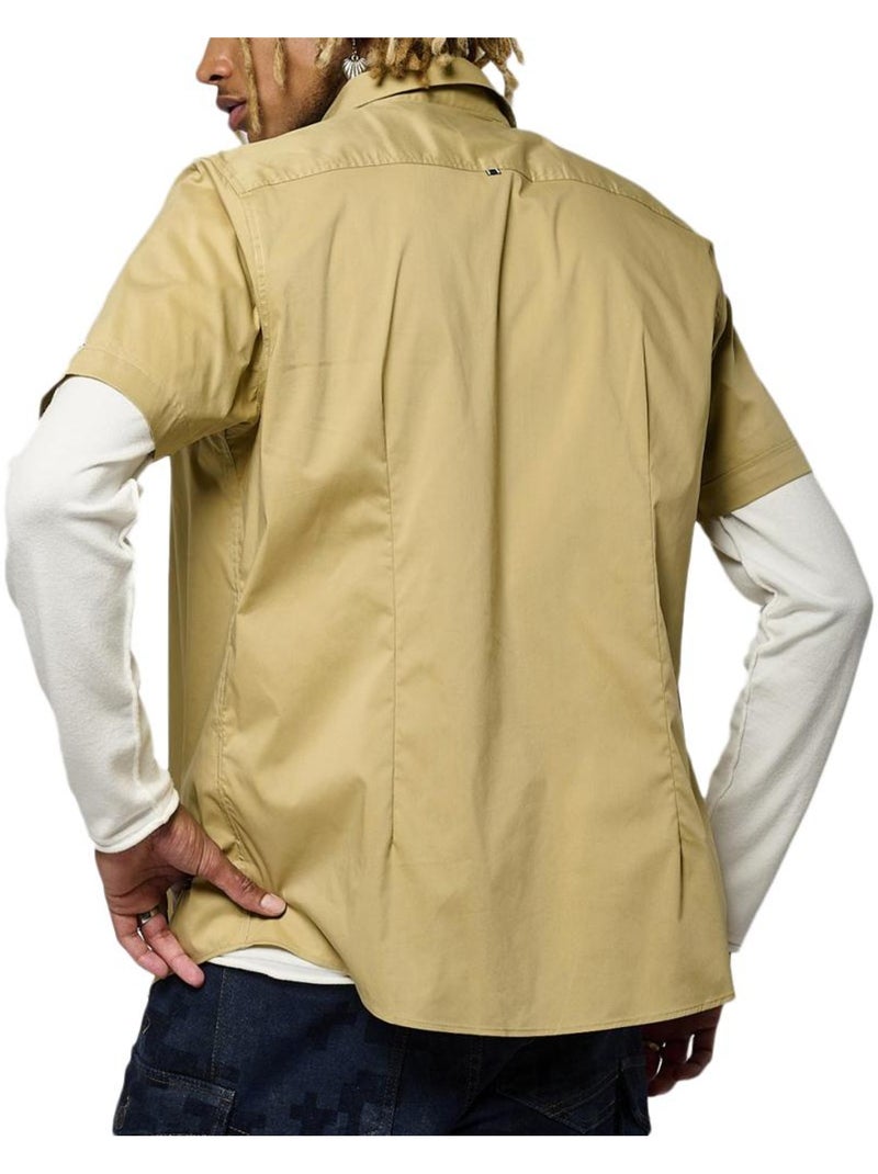 Chemise Homme Kaporal Beige - Kiabi
