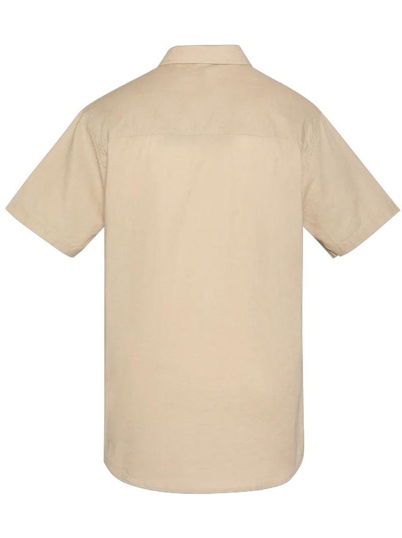Chemise Homme Schott Beige - Kiabi