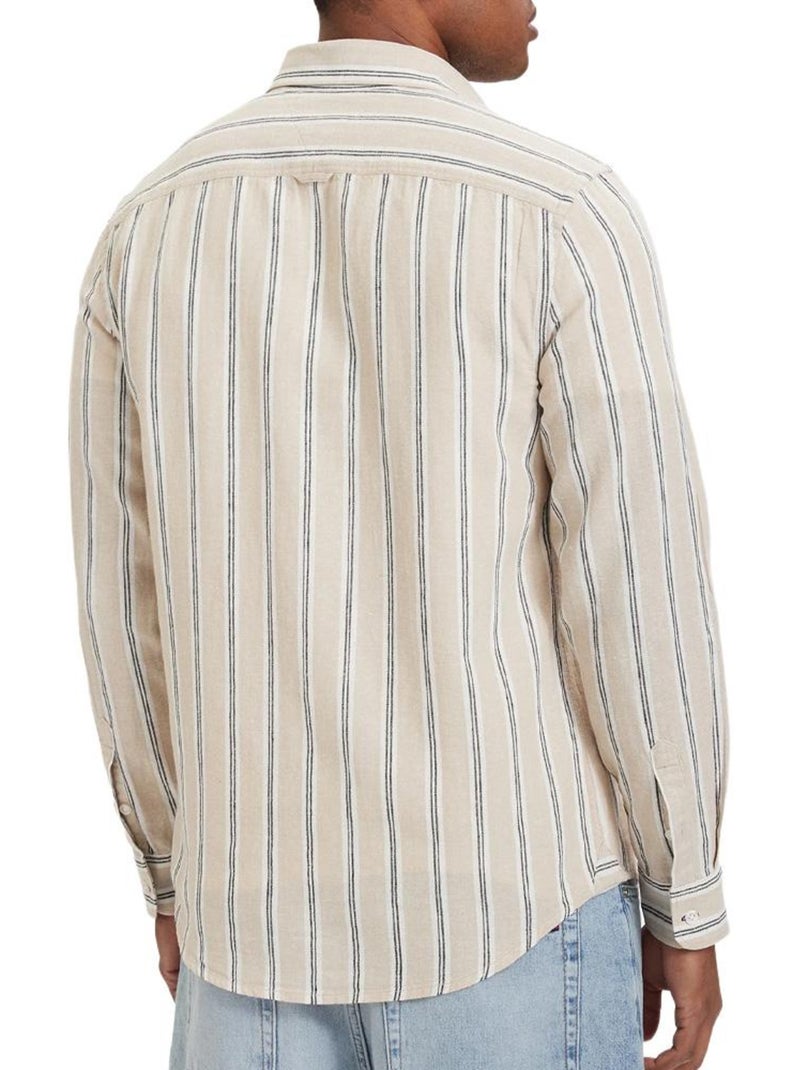 Chemise Homme Tommy Hilfiger Beige - Kiabi