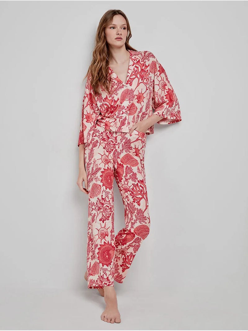 Chemise imprimé coraux Multicolore - Kiabi