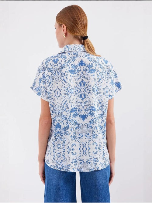 Chemise imprimée en crêpe à boutons bdart - Kiabi Chemise imprimée en crêpe à boutons bdart - Kiabi