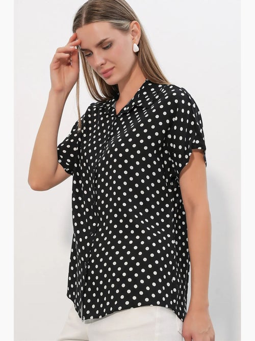 Chemise imprimée en crêpe à boutons bdart - Kiabi