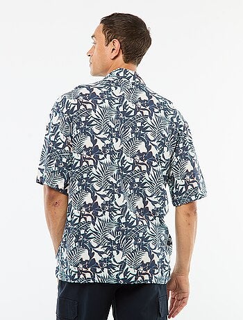Chemise imprimée manches courtes