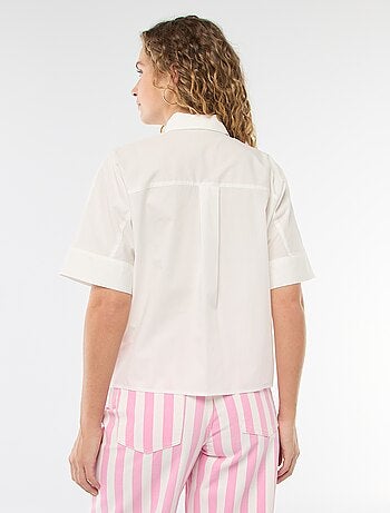 Chemise large à boutons étoiles