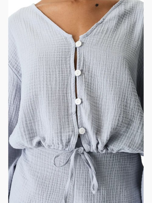 Chemise lessi balloon penti - Kiabi