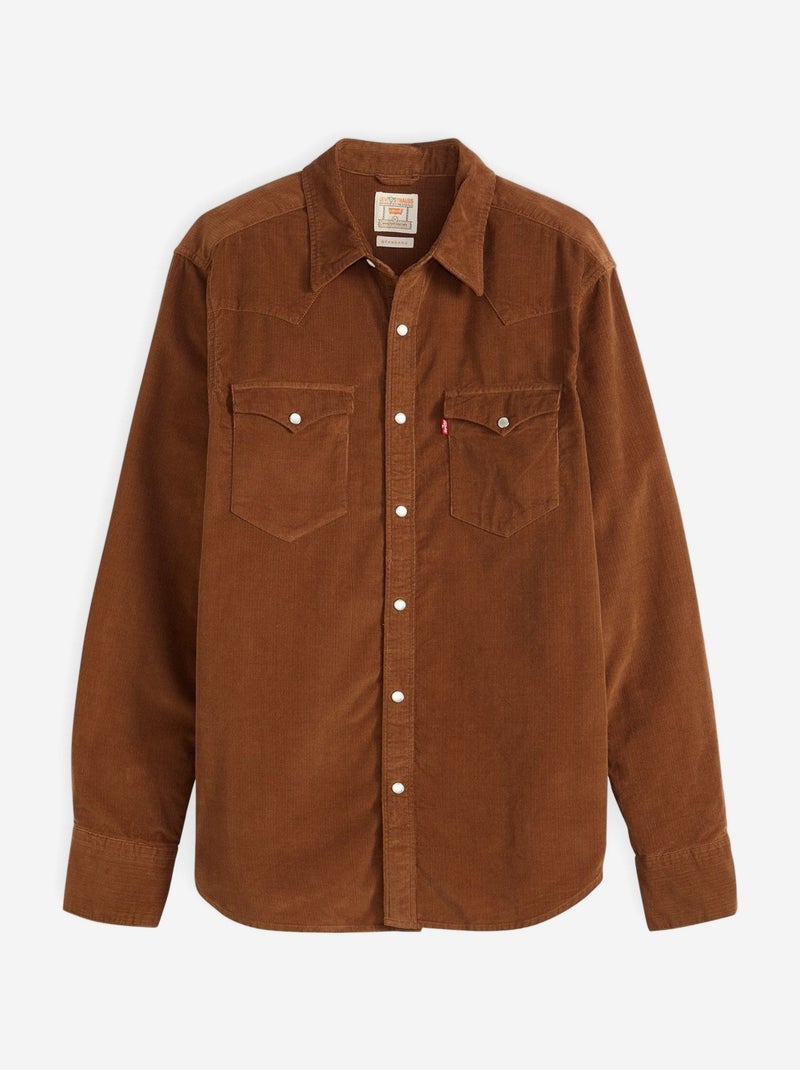 Chemise Levi's Barstow western standard Marron - Kiabi